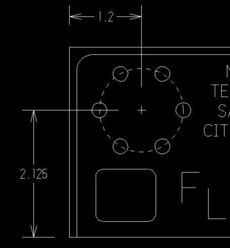 Bolt hole pattern dimensions